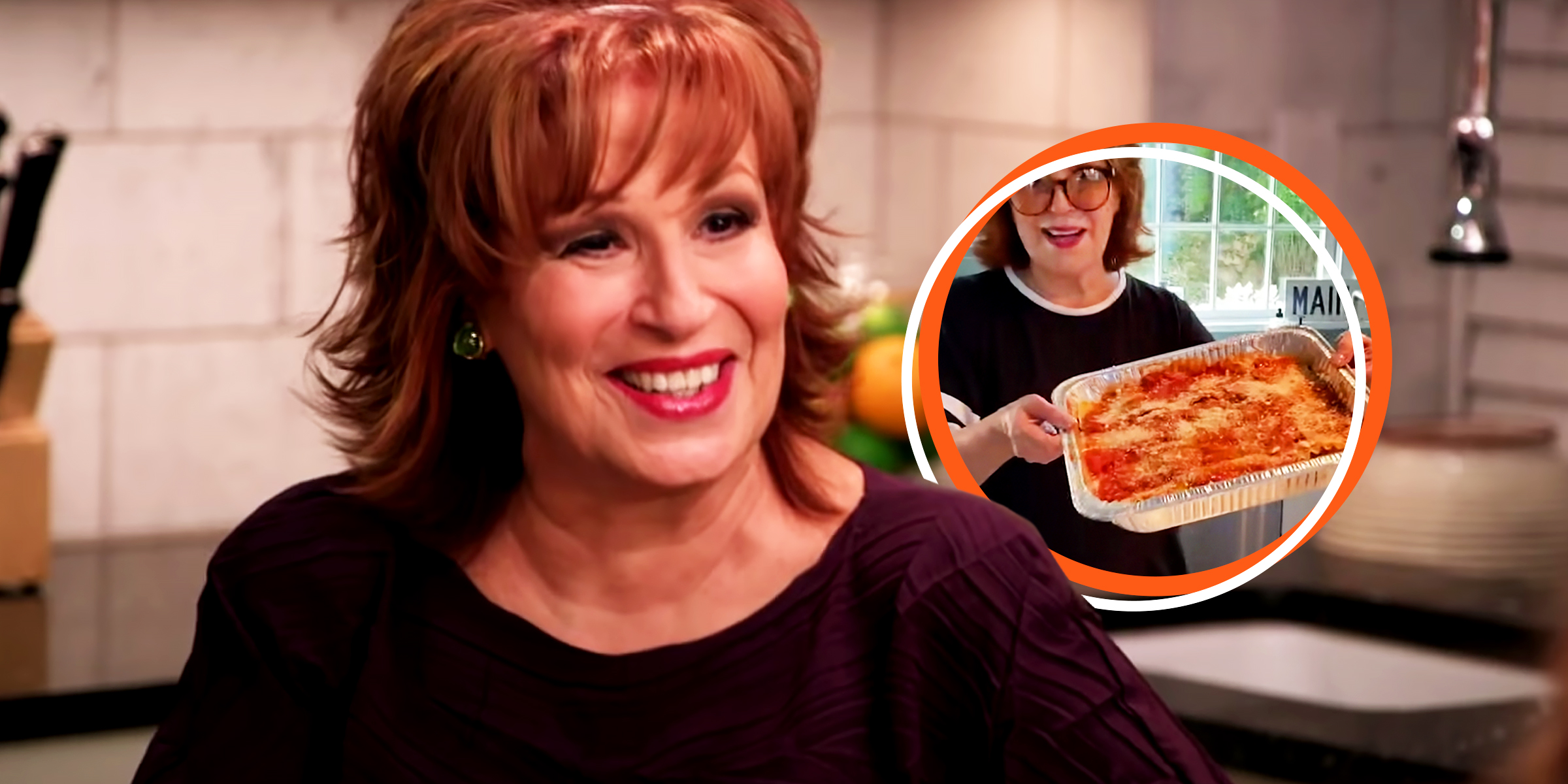 Joy Behar | Joy Behar's lasagna | Source: YouTube/@TheView | YouTube/@TLC